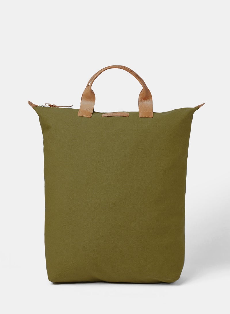 DailyObjects Basic Pilot Backpack Olive Green  - Image 1