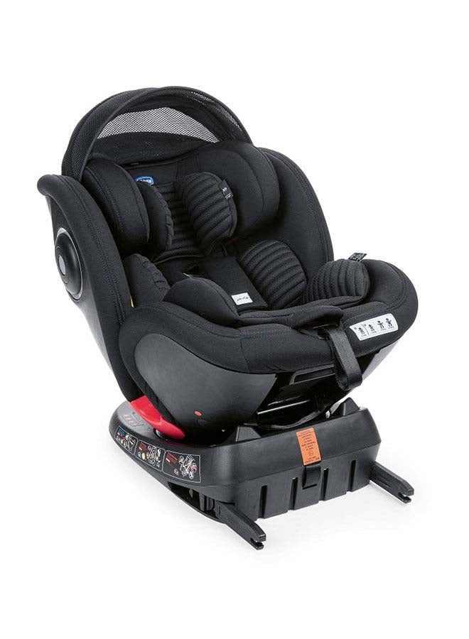 Chicco - Seat 4 Fix Air Baby Car Seat 0-12y - Black Air - Image 1