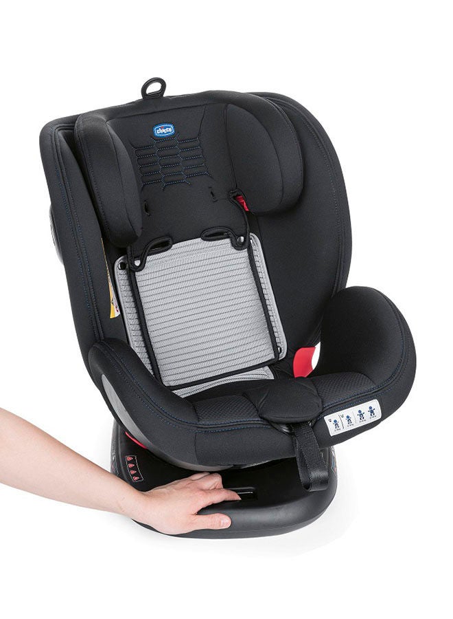 Chicco - Seat 4 Fix Air Baby Car Seat 0-12y - Black Air - Image 1