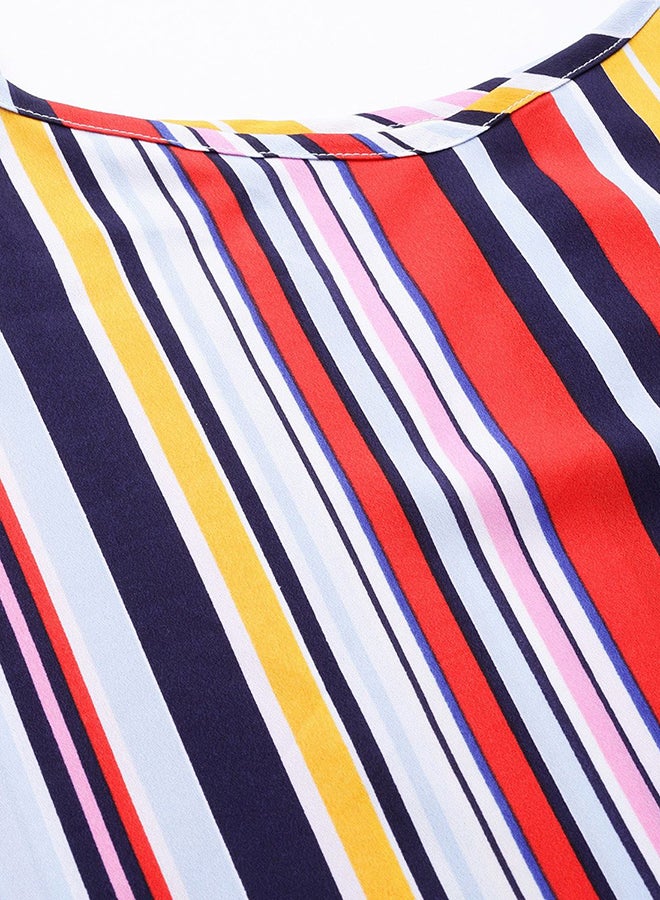 DressBerry Candy Stripes Shoulder Strap Top Multicolour  - Image 5