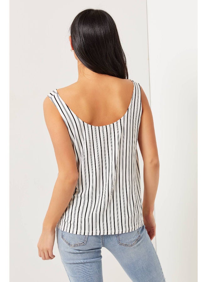 Ardene Soft Knit Vest Top Off White  - Image 2