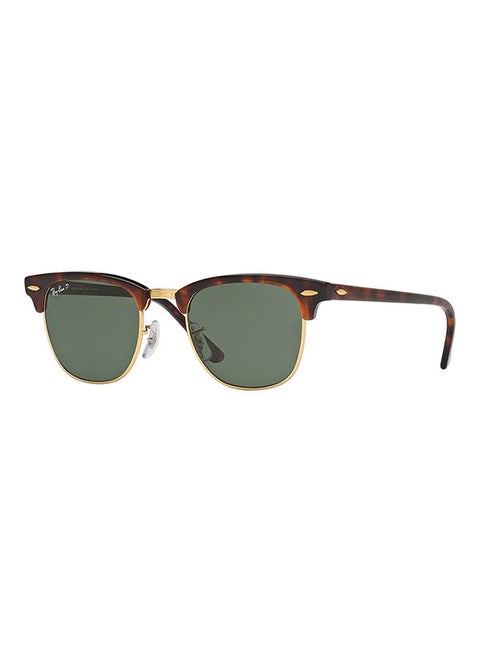 Men's Polarized Clubmaster Sunglasses - RB3016 - Lens Size: 51 mm - Mock Tortoise On Arista