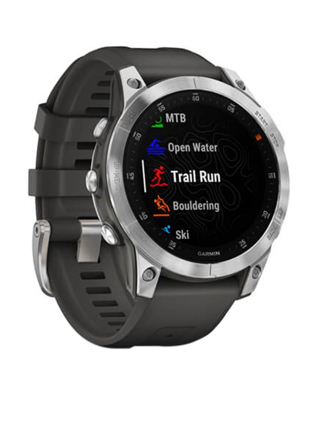 GARMIN Epix Gen 2 - 47MM - Up To 16 Days  Battery Life  - 1.3"inch Amoled (Always-On), Scratch Resistant, Corning® Gorilla® Glass Dxsapphire Editions: Sapphire Crystal, Heart Rate Monitor, All Day Stress Monitor, Smart Notification, Inbuild Navigation, Advanced Golf Features, iOS and Android Compatible Slate - Image 2