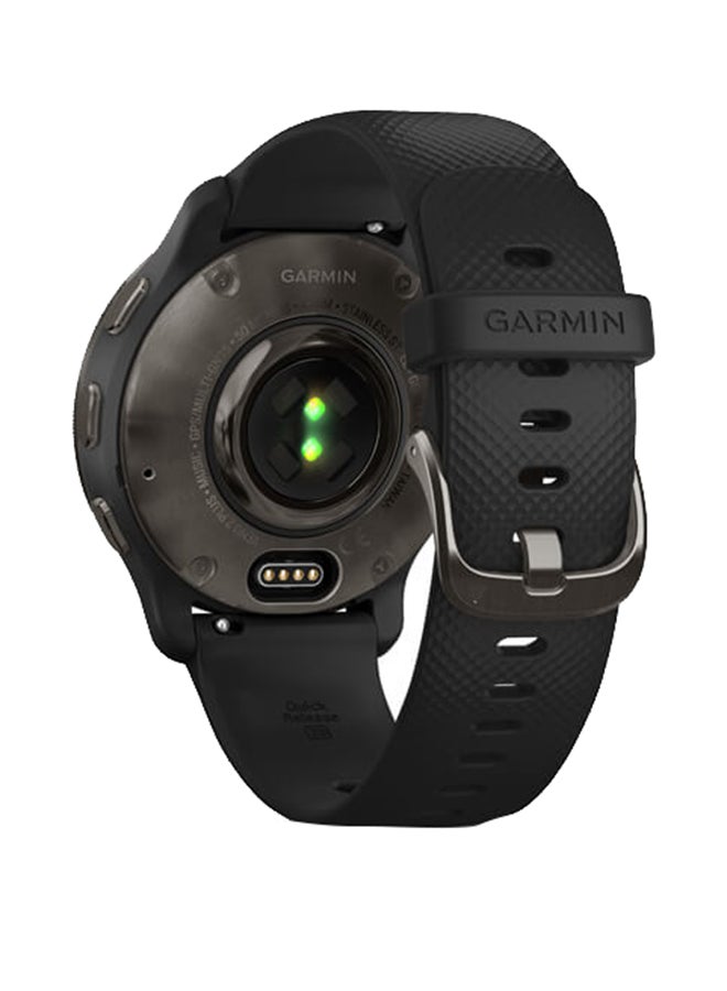 GARMIN - Venu 2 Plus Health Fitness - 43MM - Up To 9 Days Of Battery Life - 1.3"inch Amoled Display, Scratch Resistant, Corning® Gorilla® Glass 3, Heart Rate Monitor, All Day Stress Monitor, Advanced GPS Features, Smart Notification, iOS and Android Compatible Slate - Image 1