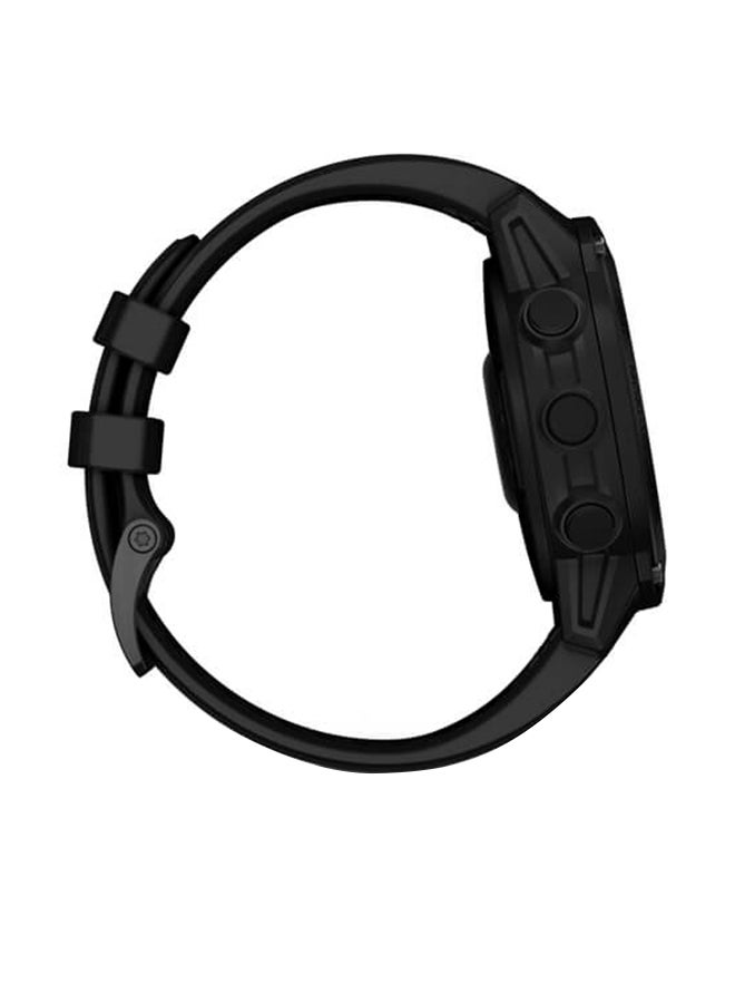 GARMIN - Descent G1 Solar - 45.5MM - Up To 21 Days 4 Months With Solar Charging - Monochrome, Sunlight Visible, Scratch Resistant, Power Sapphire™, Heart Rate Monitor, All Day Stress Monitor, Advanced GPS Features, Advanced Dive Features, Solar Charging, iOS and Android Compatible Black - Image 1
