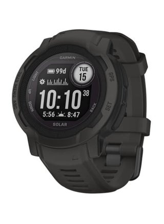 Instinct 2 Solar - 45MM - Up To 28 Days Battery Life - Scratch Resistant, Power Glass™, Heart Rate Monitor, All Day Stress Monitor, Tough Rugged GPS Enabled , Smart Notification, iOS and Android Compatible Graphite - v1655635800/N53331171A_1