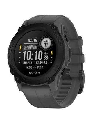 Descent G1 - 45.5MM - Up To 21 Days Battery Life - High-Contrast Display, Scratch Resistant, Sapphire Crystal, Heart Rate Monitor, All Day Stress Monitor, Advanced GPS Features, Advanced Dive Features, iOS and Android Compatible Slate Gray - v1655635800/N53331172A_1