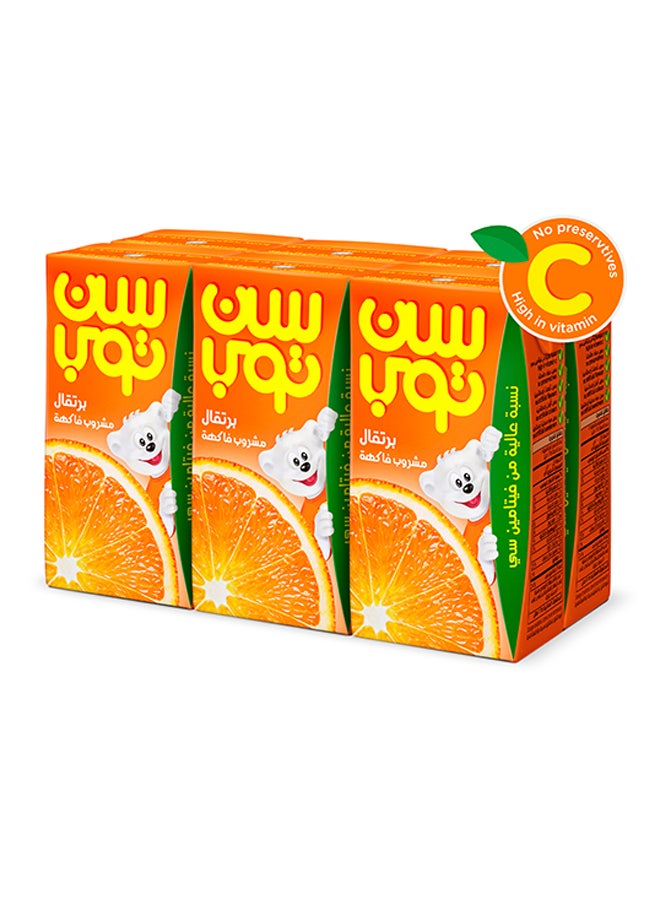 Suntop - Orange Fruit Drink 125ml Pack of 6 - Image 1