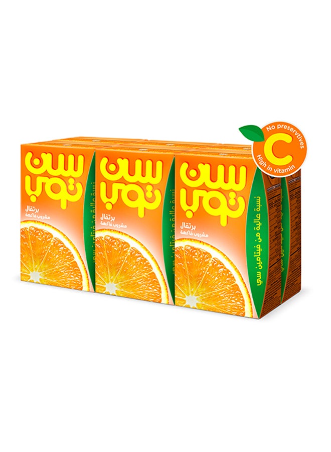 سن توب - مشروب فاكهة البرتقال 250ملليلتر عبوة من 6 قطع - Image 1