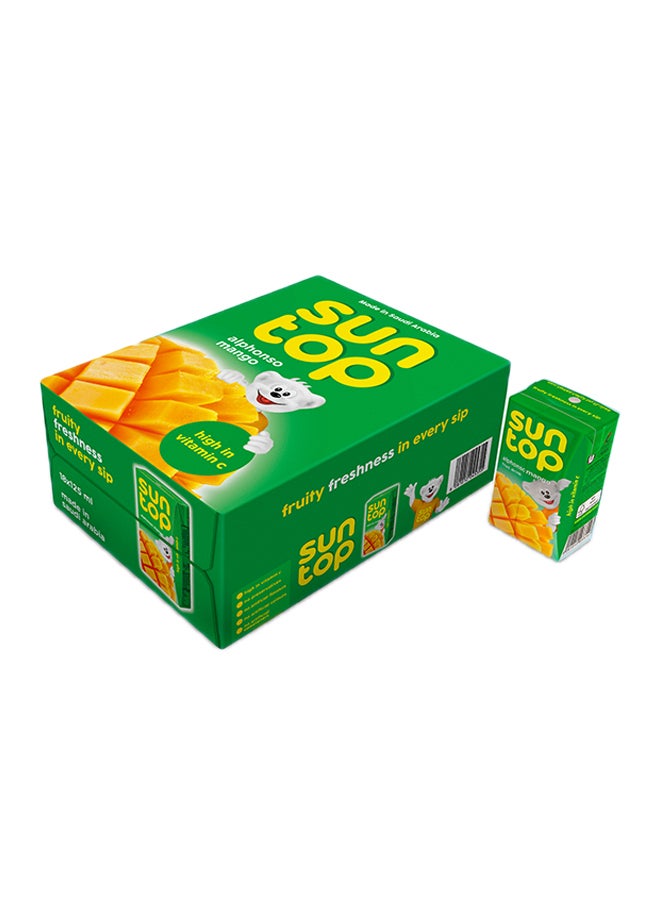 Suntop - Mango Fruit Drink 125ml Pack of 18 - Image 1