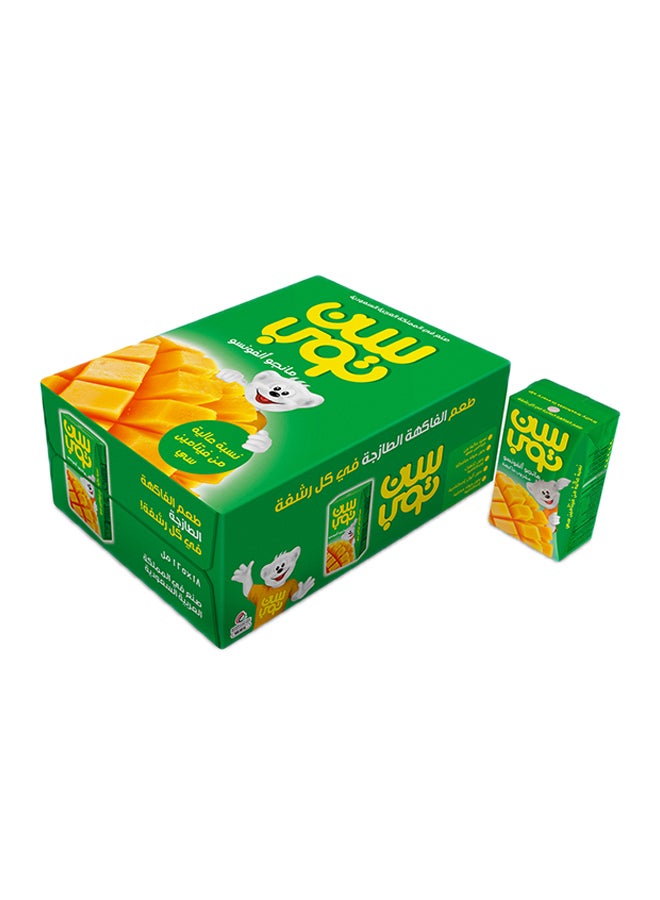 Suntop - Mango Fruit Drink 125ml Pack of 18 - Image 1