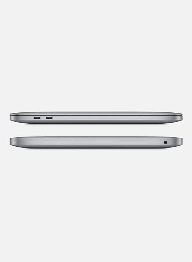 Apple - MacBook Pro MNEJ3 13-Inch Display : Apple M2 chip with 8-core CPU and 10-core GPU, 512GB SSD- English Arabic Keyboard Space Grey - Image 1