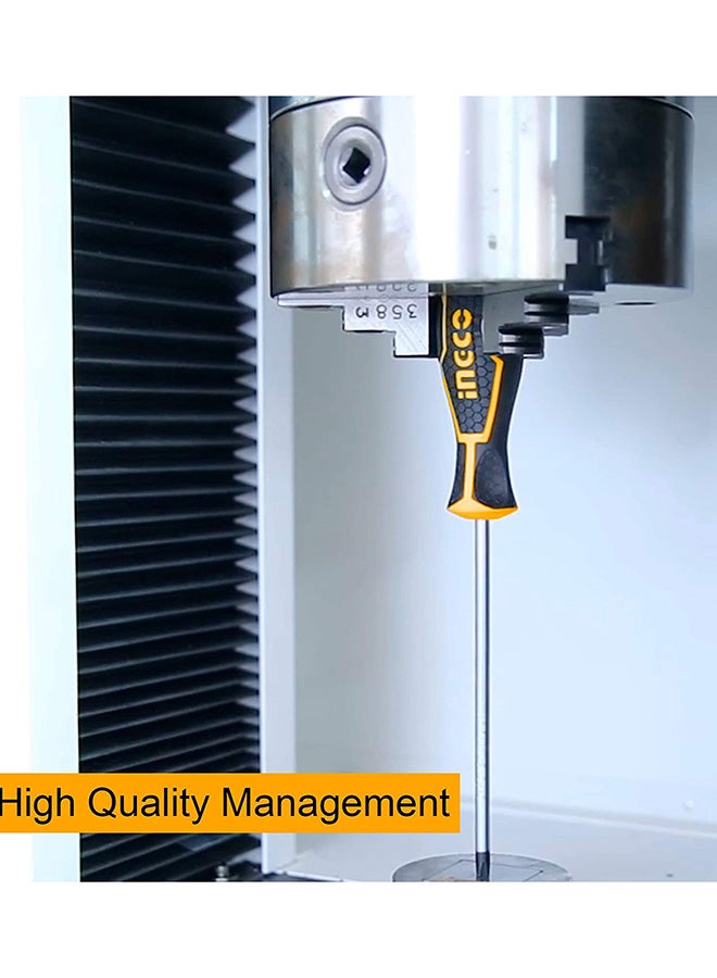 INGCO 6-Piece CR-V Screwdriver Set Orange/Black/Silver - Image 5