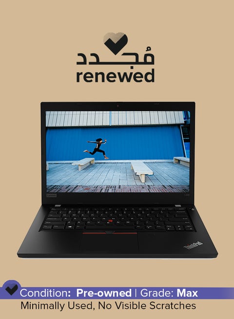 Renewed - Thinkpad L490 (2018) Laptop With 14-Inch Display, Intel Core i5 Processor/8th Gen/8GB RAM/256GB SSD/Intel UHD Graphics 620 English Black