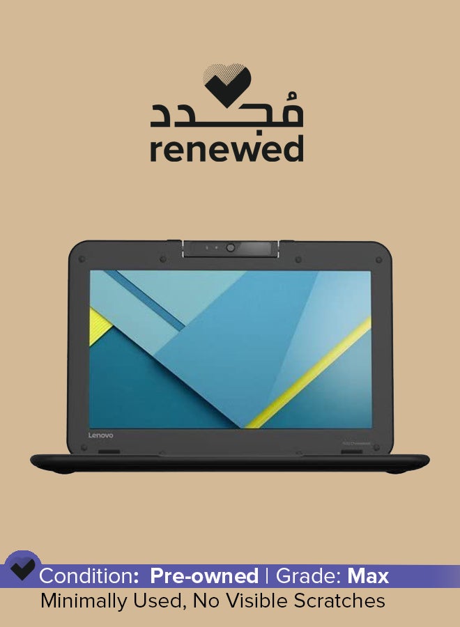 Lenovo - Renewed - Chromebook N22 (2018) Laptop With 11.6-Inch Display, Intel Celeron N3050 Processor/1st Gen/4GB RAM/16GB EMMC/Intel HD Graphics English Black - Image 1