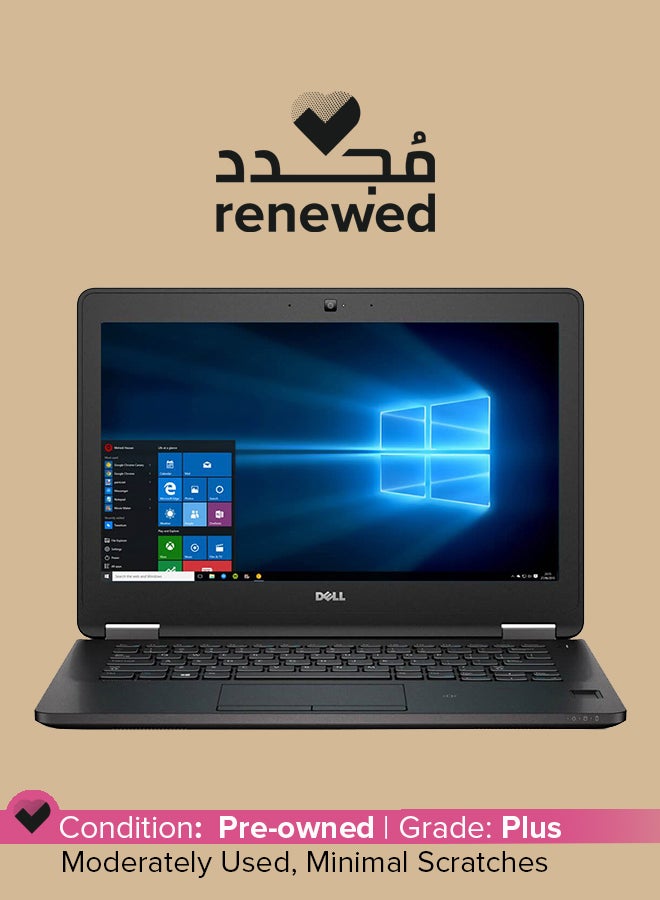 Renewed - Latitude 5270 (2019) Laptop With 12.5-Inch Display, Intel Core i5 Processor/6th Gen/4GB RAM/128GB SSD/Intel HD Graphics English Black