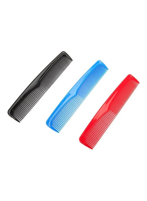 3-Piece Comb For Personal Care Multicolour