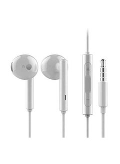 Wired Earphones With Built-In Microphone White