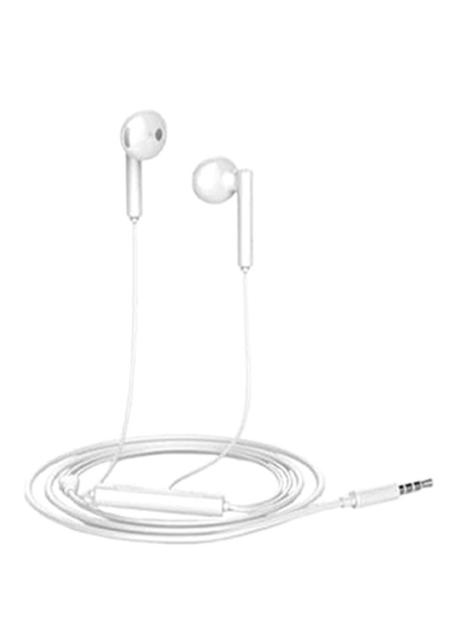 HUAWEI - Wired Earphones With Built-In Microphone White - Image 1