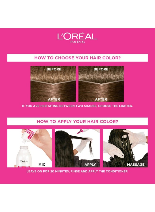 L'OREAL PARIS - Casting Creme Gloss 600 Dark Blonde 48+72+60ml - Image 1