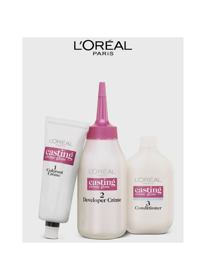 L'OREAL PARIS - Casting Creme Gloss 600 Dark Blonde 48+72+60ml - Image 1