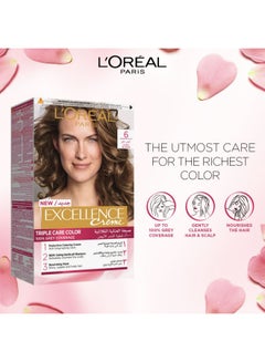 Excellence Creme Triple Care Color 6.0 Dark Blonde 192ml - v1655720473/N11266005A_2