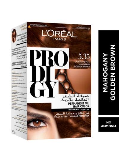 L'OREAL PARIS Prodigy 5.35 Mahogany Golden Brown 16.6 centimeter