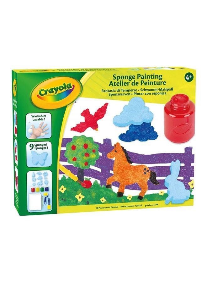 كرايولا طقم طلاء إسفنجي بلاستيكي غير سام مكون من 31 قطعة، متعدد الألوان 71662105723 - Image 2