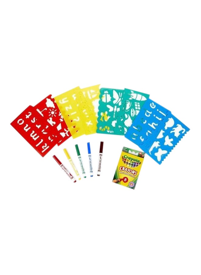 كرايولا طقم طلاء إسفنجي بلاستيكي غير سام مكون من 31 قطعة، متعدد الألوان 71662105723 - Image 3