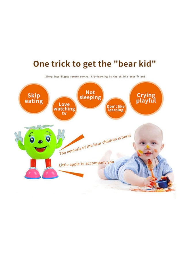 Kidle Cartoon Dancing Little Apple Electric Walking Toy 19.6x16.2x12.4cm  - Image 2