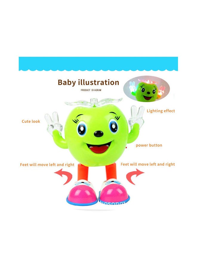 Kidle Cartoon Dancing Little Apple Electric Walking Toy 19.6x16.2x12.4cm  - Image 5