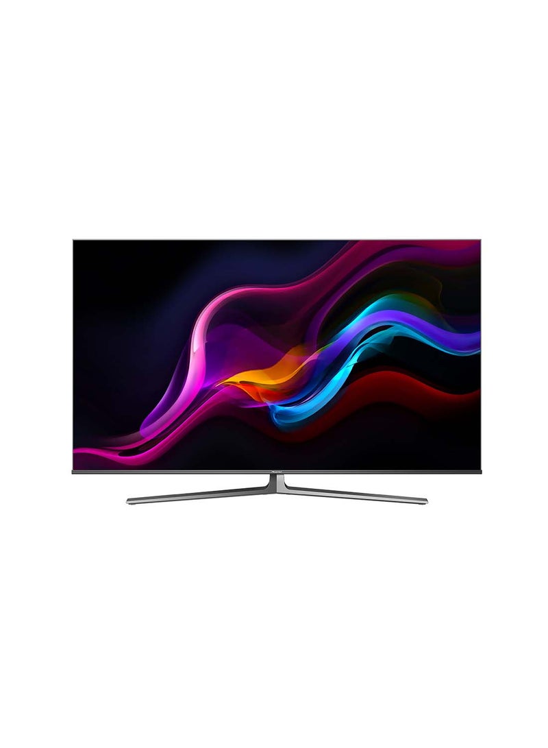 هايسنس - شاشة ULED مقاس 65 بوصة بدقة 4K، ومعدل تحديث 120 درجة، ونظام تشغيل Vida، ويأتي مع Netflix وفيديو ويوتيوب وتلفزيون Mbc Shahid T2/S2 65U8GQ أسود 65U8GQ أسود - Image 1