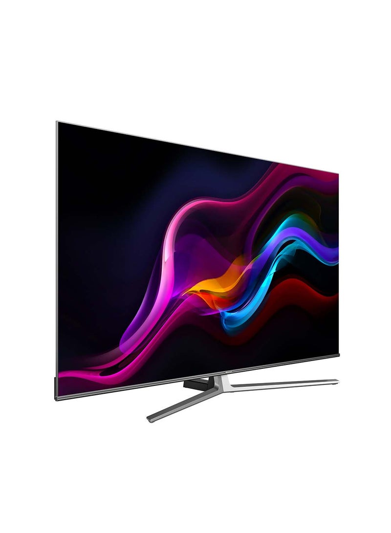 هايسنس - شاشة ULED مقاس 65 بوصة بدقة 4K، ومعدل تحديث 120 درجة، ونظام تشغيل Vida، ويأتي مع Netflix وفيديو ويوتيوب وتلفزيون Mbc Shahid T2/S2 65U8GQ أسود 65U8GQ أسود - Image 1