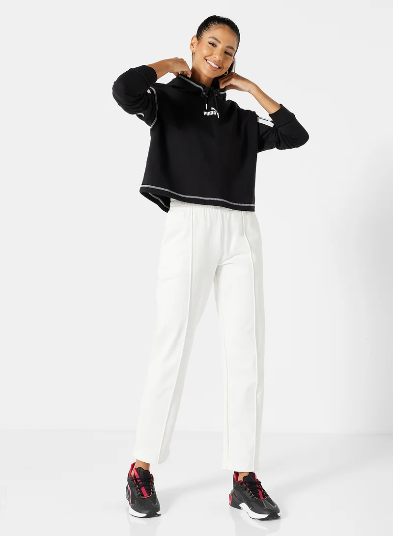 PUMA Power Logo Hoodie Black