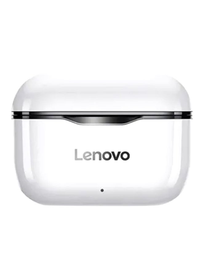 Lenovo LP1 True Wireless Bluetooth Earbuds With Touch Control White - Image 1