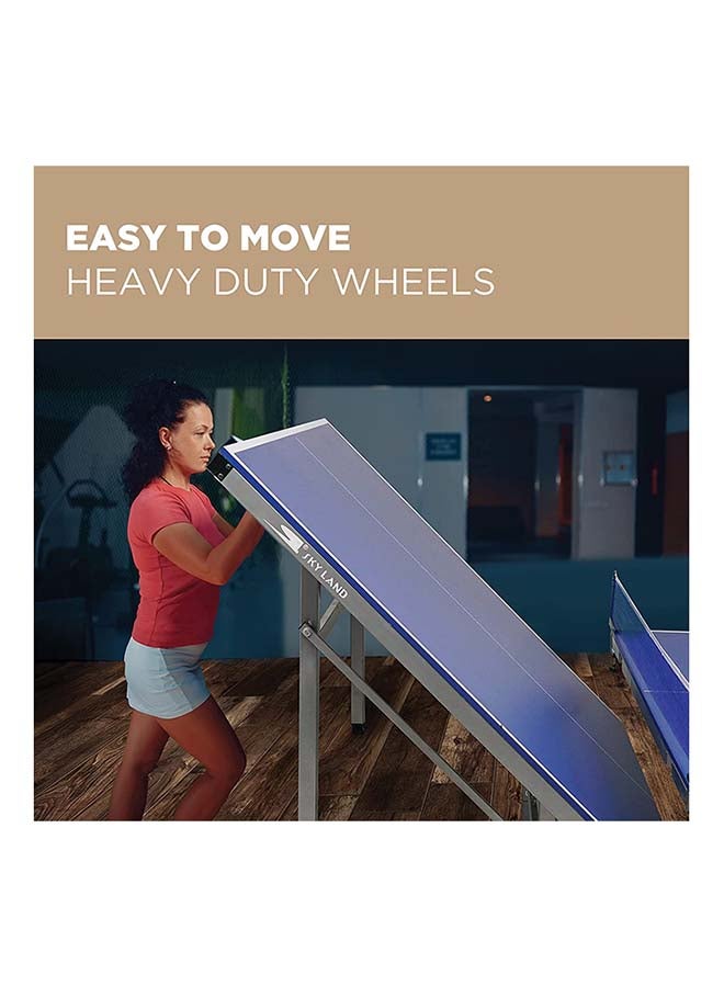 SkyLand Rollaway Indoor Tennis Table  - Image 5