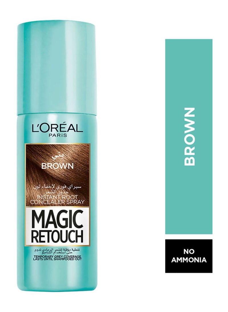 L'OREAL PARIS - Magic Retouch Instant Root Concealer Brown 75ml - Image 1