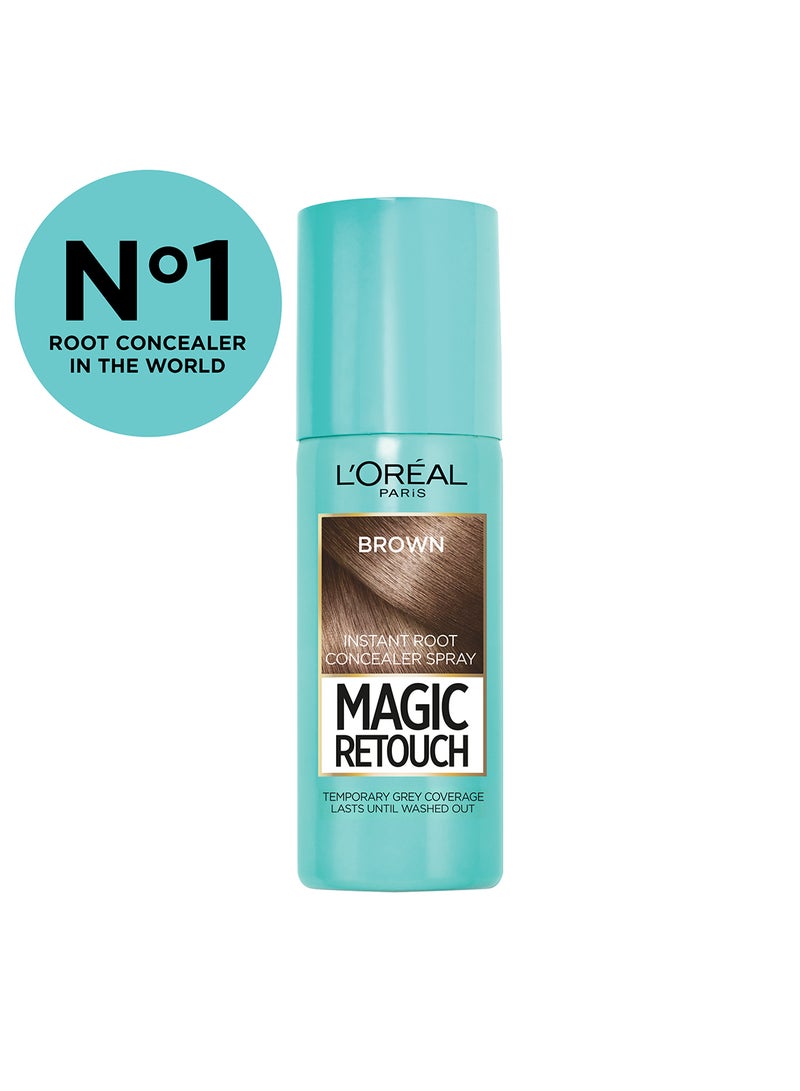 L'OREAL PARIS - Magic Retouch Instant Root Concealer Brown 75ml - Image 1