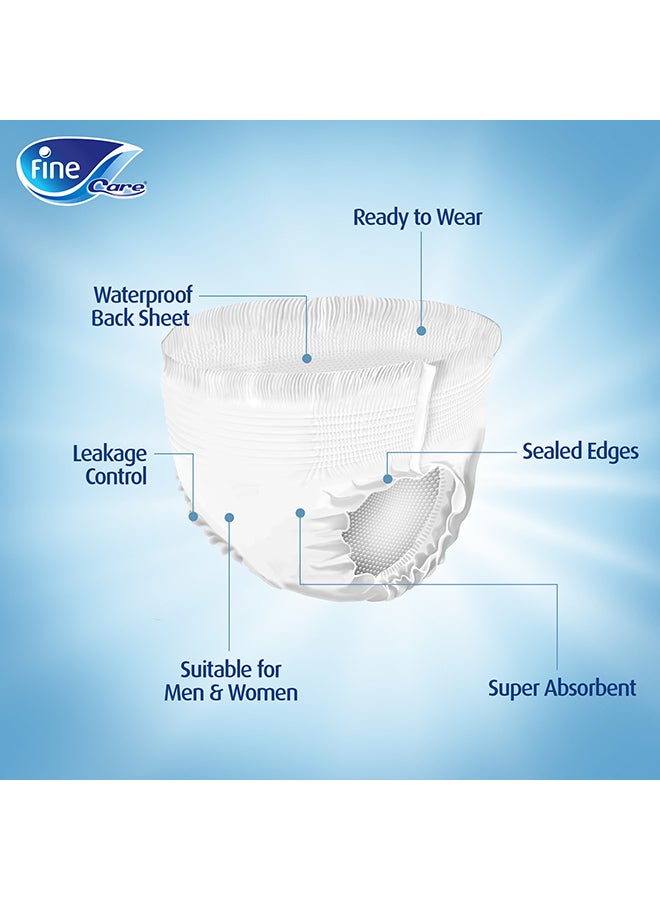 Fine Care - Incontinence Unisex Adult Pull-Up Diaper - Medium Waist Size 80-110cm - Image 1