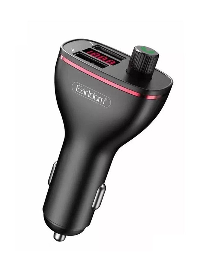 Earldom Wireless FM Car Charger Kit Black - Image 1