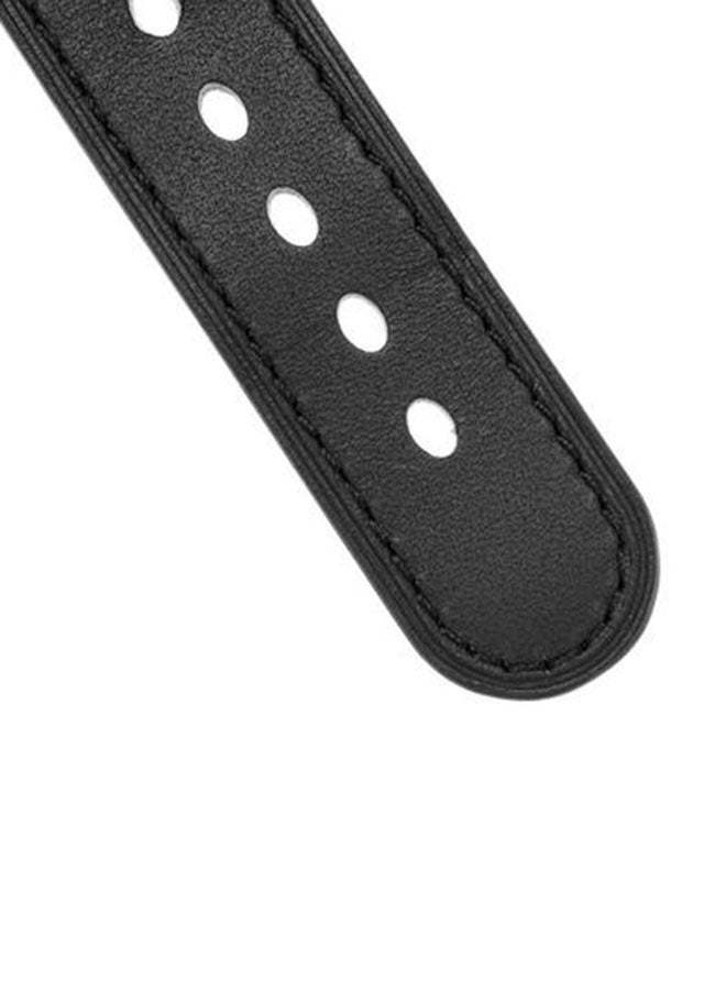 PROMATE - Genuine Leather Strap For Apple Watch 42/44mm Black - Image 1