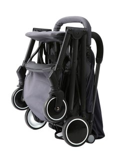 TEKNUM Travel Lite Stroller With Sunveno Diaper Bag Black With Hooks Grey  - Image 3
