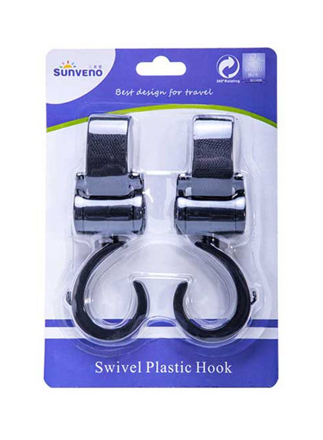 TEKNUM - Travel Lite Stroller With Sunveno Diaper Bag Black With Hooks Grey - Image 1