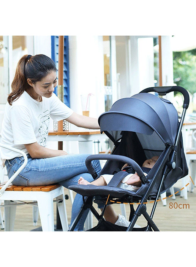 TEKNUM - Travel Lite Stroller With Sunveno Diaper Bag Black With Hooks Grey - Image 1