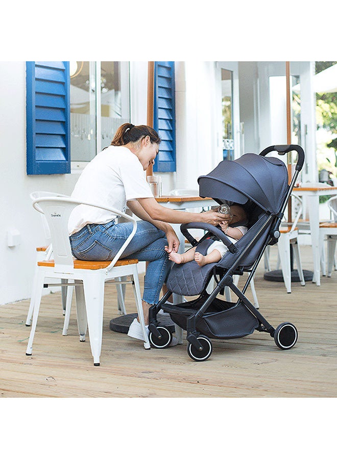 TEKNUM - Travel Lite Stroller With Sunveno Diaper Bag Black With Hooks Grey - Image 1