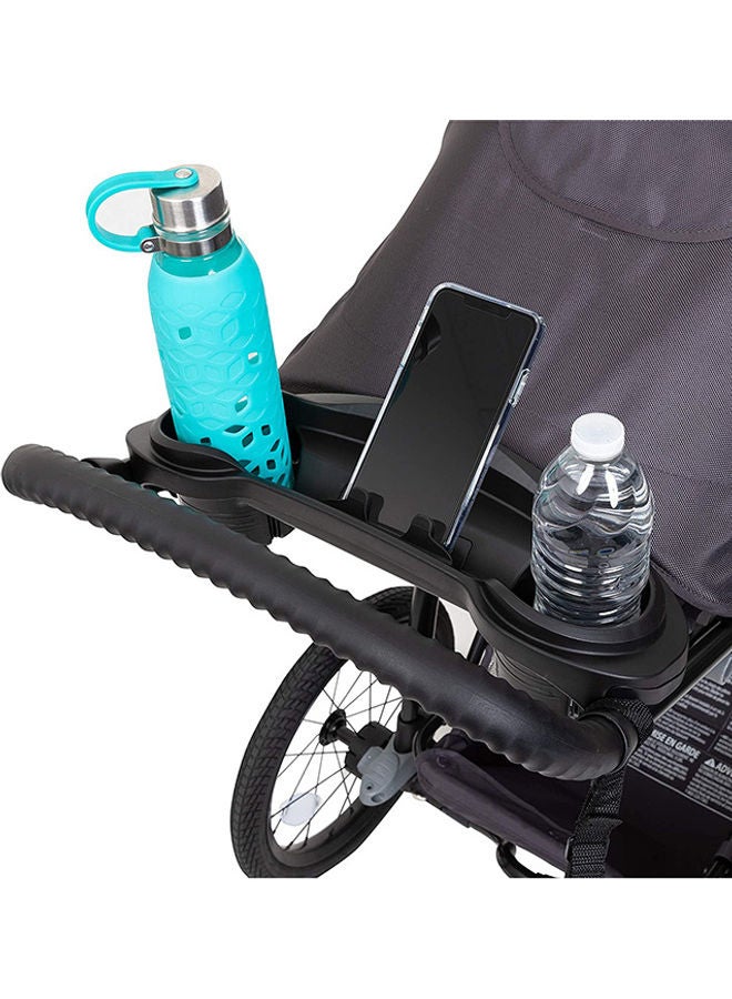 babytrend Expedition Race Tec Jogger Stroller, ( 6 Months to 3 Years ) Foldable, UPF 50+ Canopy, Multi-Recline, 5-Point Harness,- Pink/Black - Image 5