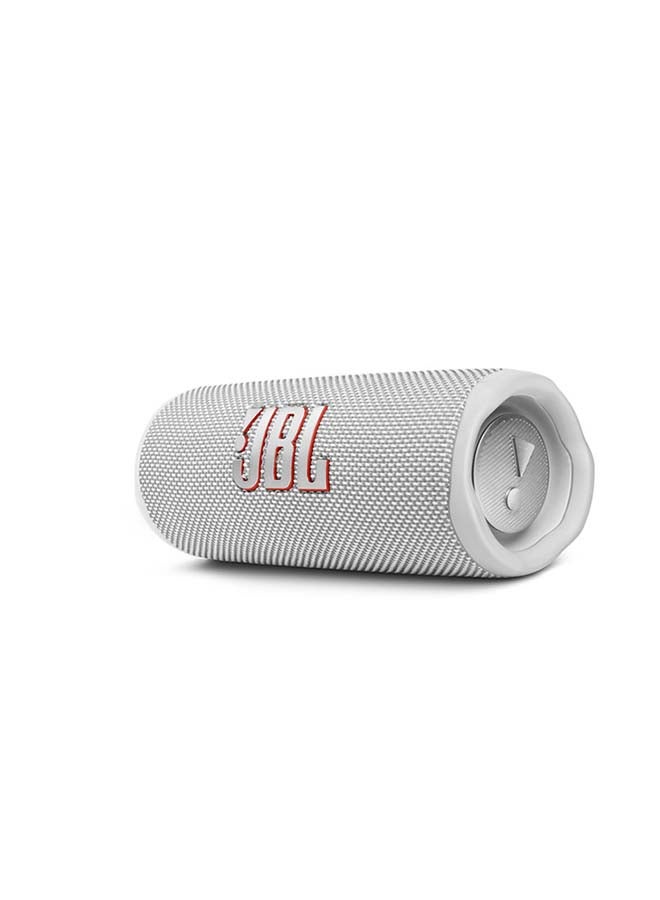 جي بي إل - مكبر صوت Flip 6 محمول مقاوم للماء IP67 مع صوت Jbl Original Pro - مكبر صوت ثنائي الاتجاه - باس عميق - بطارية 12 ساعة أبيض - Image 1