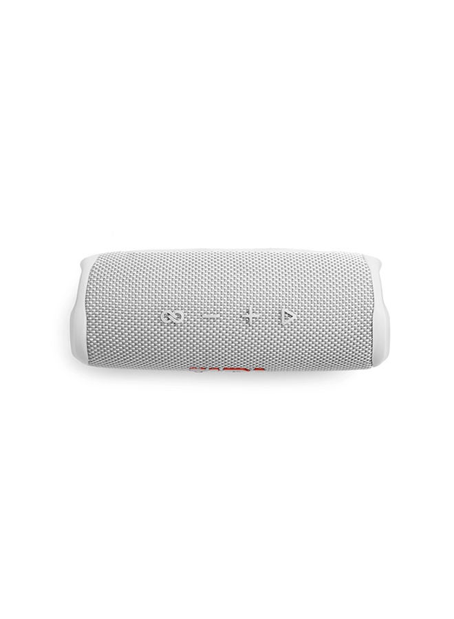 جي بي إل - مكبر صوت Flip 6 محمول مقاوم للماء IP67 مع صوت Jbl Original Pro - مكبر صوت ثنائي الاتجاه - باس عميق - بطارية 12 ساعة أبيض - Image 1