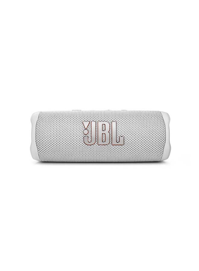 جي بي إل - مكبر صوت Flip 6 محمول مقاوم للماء IP67 مع صوت Jbl Original Pro - مكبر صوت ثنائي الاتجاه - باس عميق - بطارية 12 ساعة أبيض - Image 1