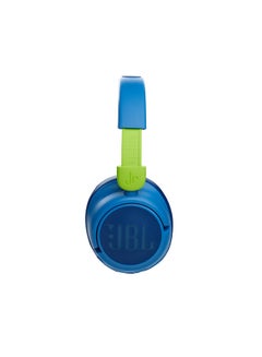 JBL JR460NC Wireless Over-Ear Noise Cancelling Kids Headphones, Built-In Mic, 30 Hour Battery, Designed for Kids, Detachable Audio Cable Blue  - Image 5